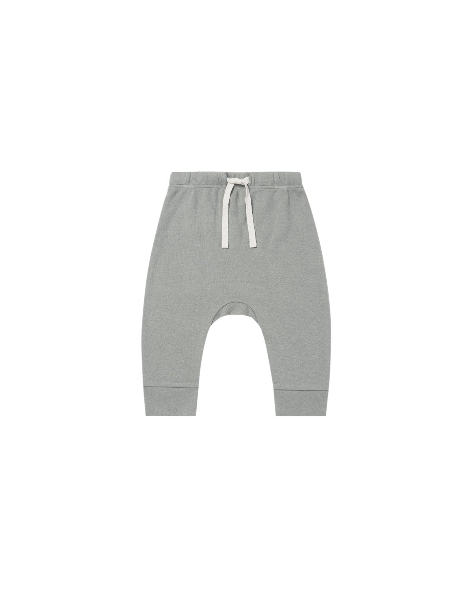 Drawstring Pant || Dusty Blue - LAST 0/3M & 4/5Y