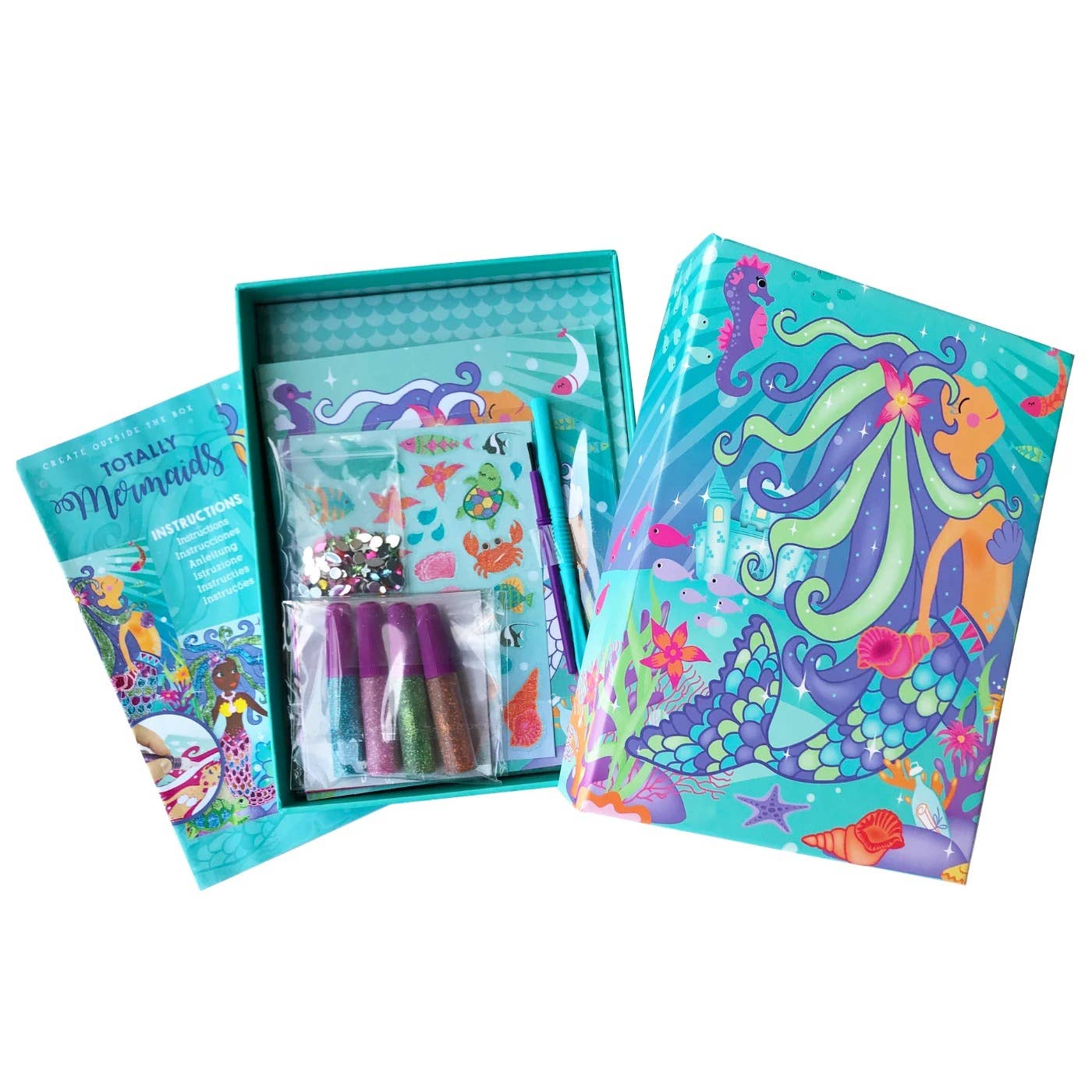 Totally Mermaids Glitter & Foil Art Set