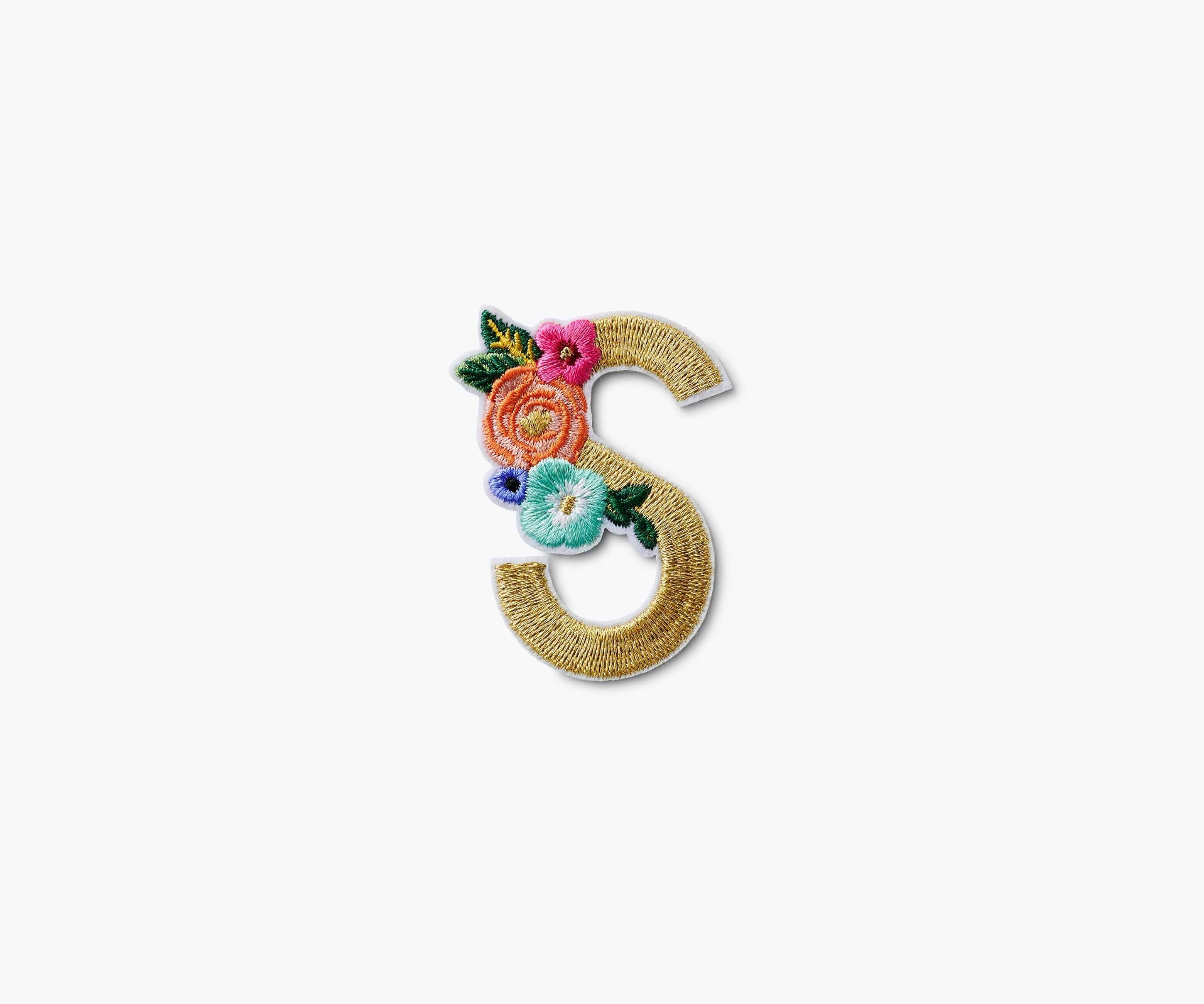 Garden Party Monogram Patch