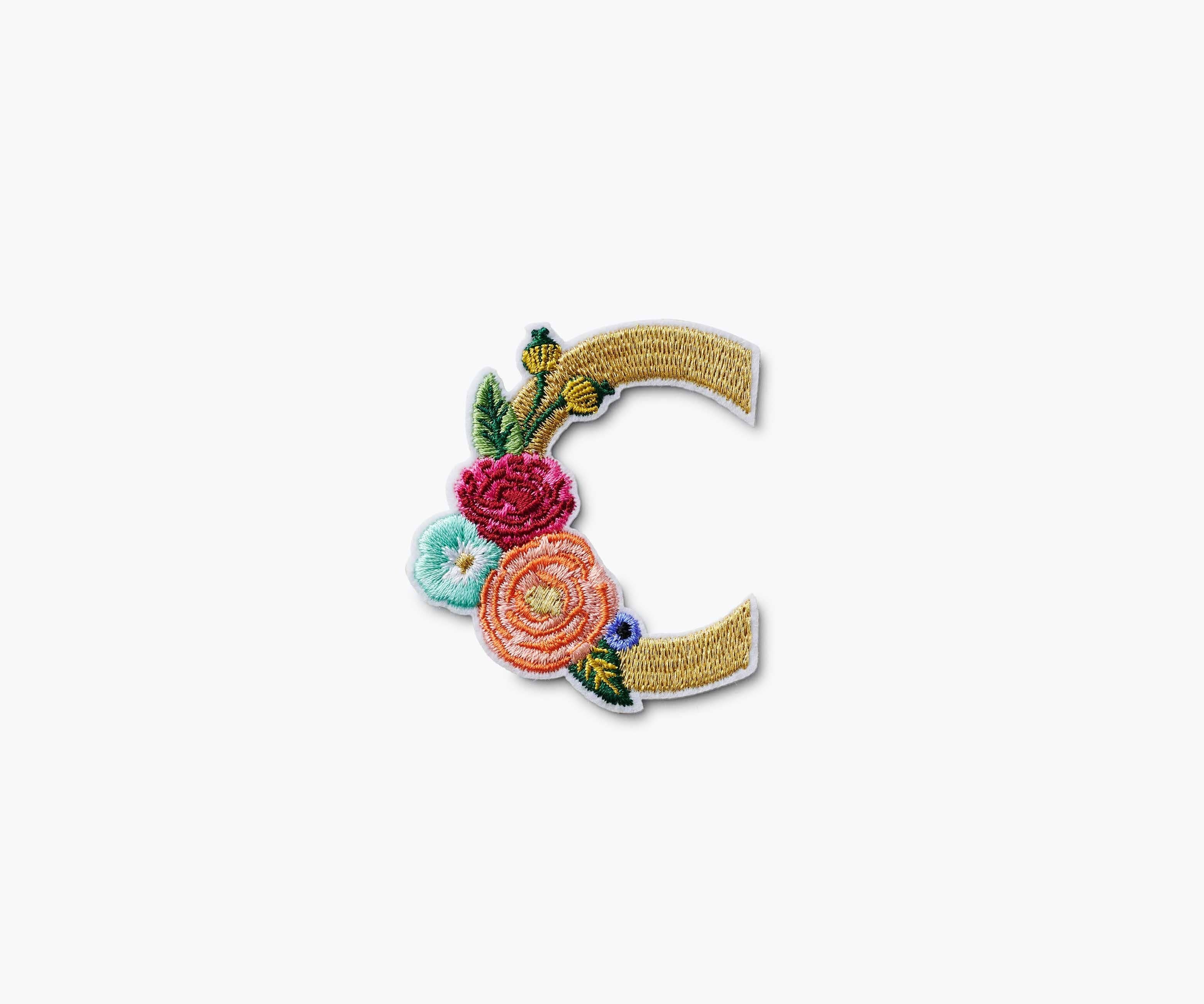 Garden Party Monogram Patch