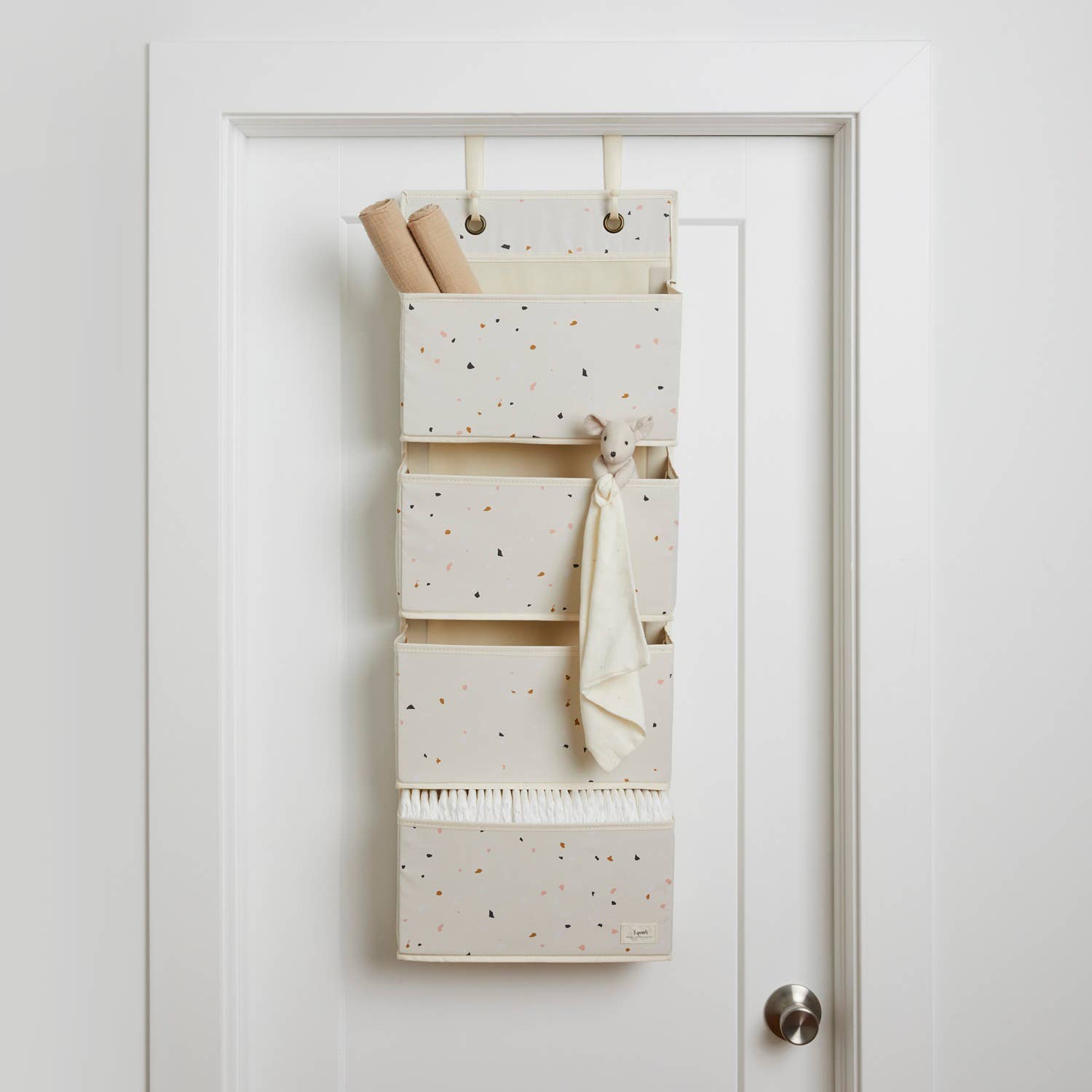 Over the Door Organizer || Terrazzo Cream