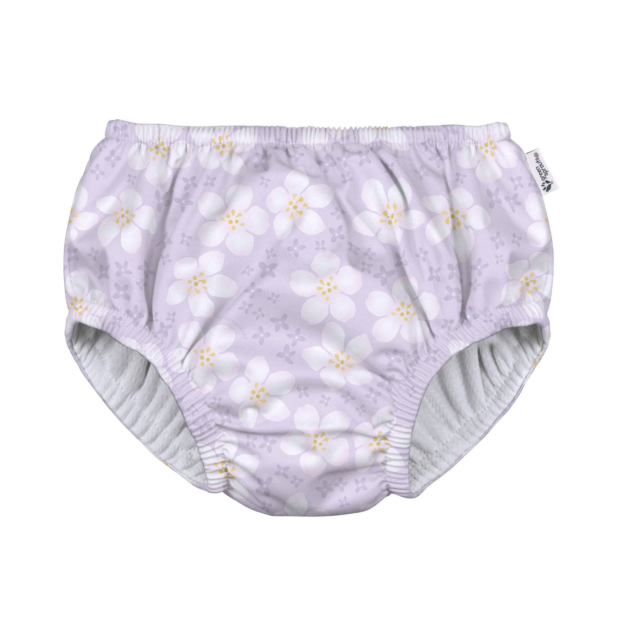 Eco Pull - up Swim Diaper | Light Lavender Blossom