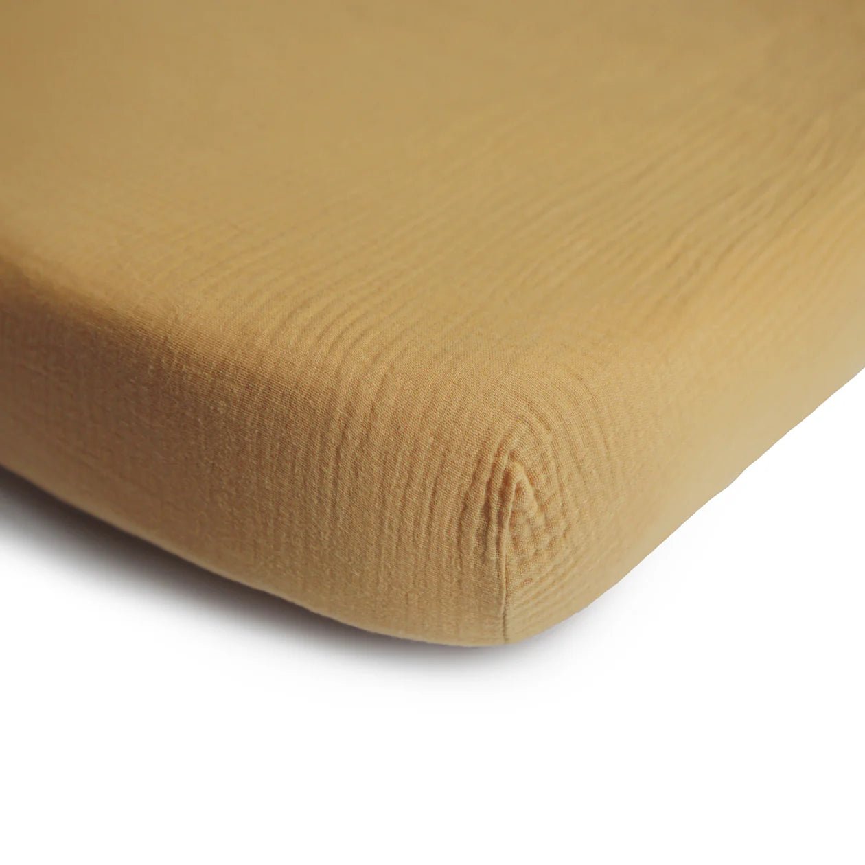 Extra Soft Muslin Crib Sheet || Fall Yellow