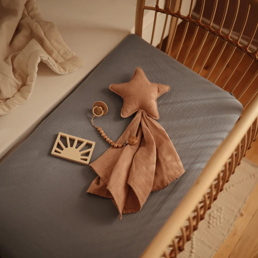 Extra Soft Muslin Crib Sheet | Tradewinds