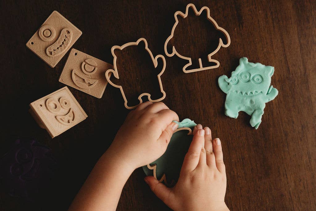 Halloween Monster Playdough Eco Stamp Set