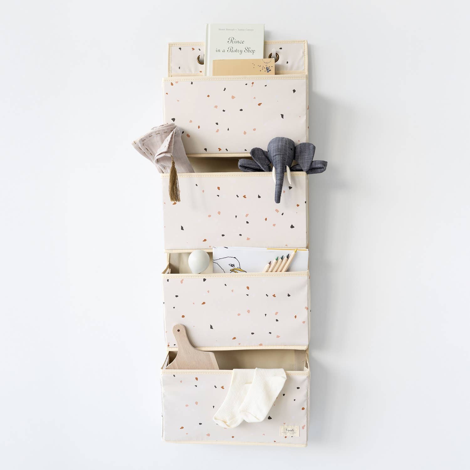 Over the Door Organizer || Terrazzo Cream