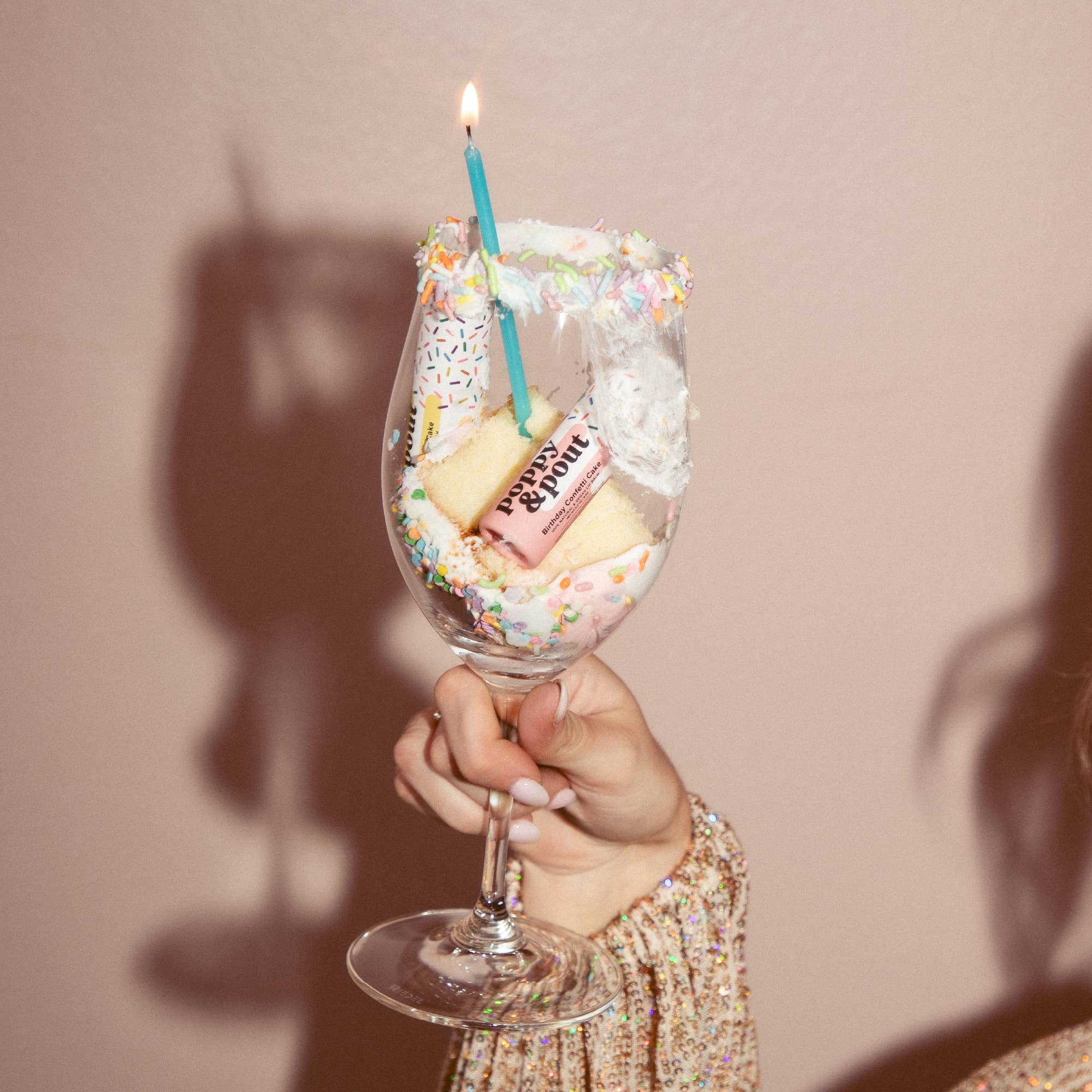 Lip Balm|| Birthday Confetti Cake - Pink