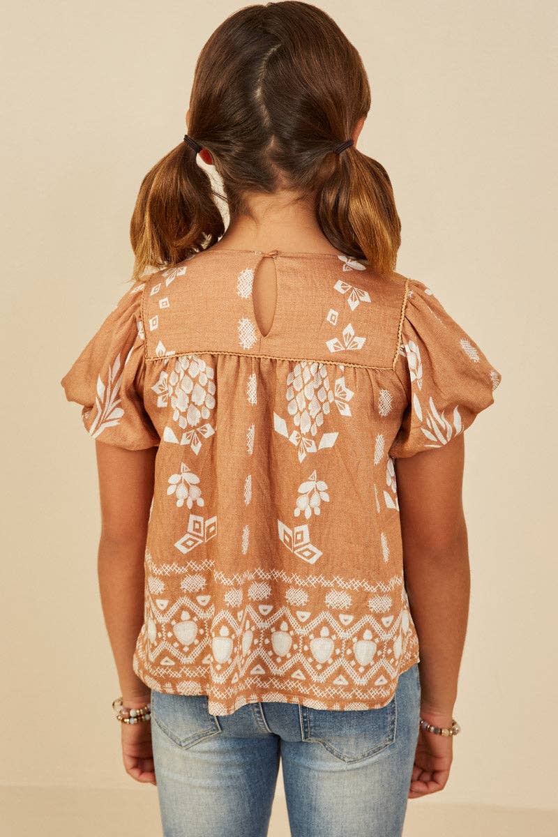 Terra Geo Bloom Top (Tween)