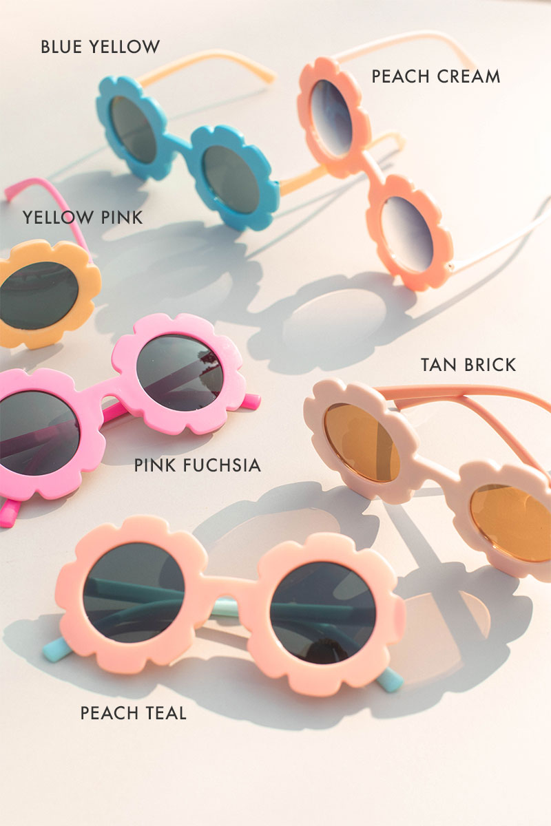 Two-tone Flower Sunglasses