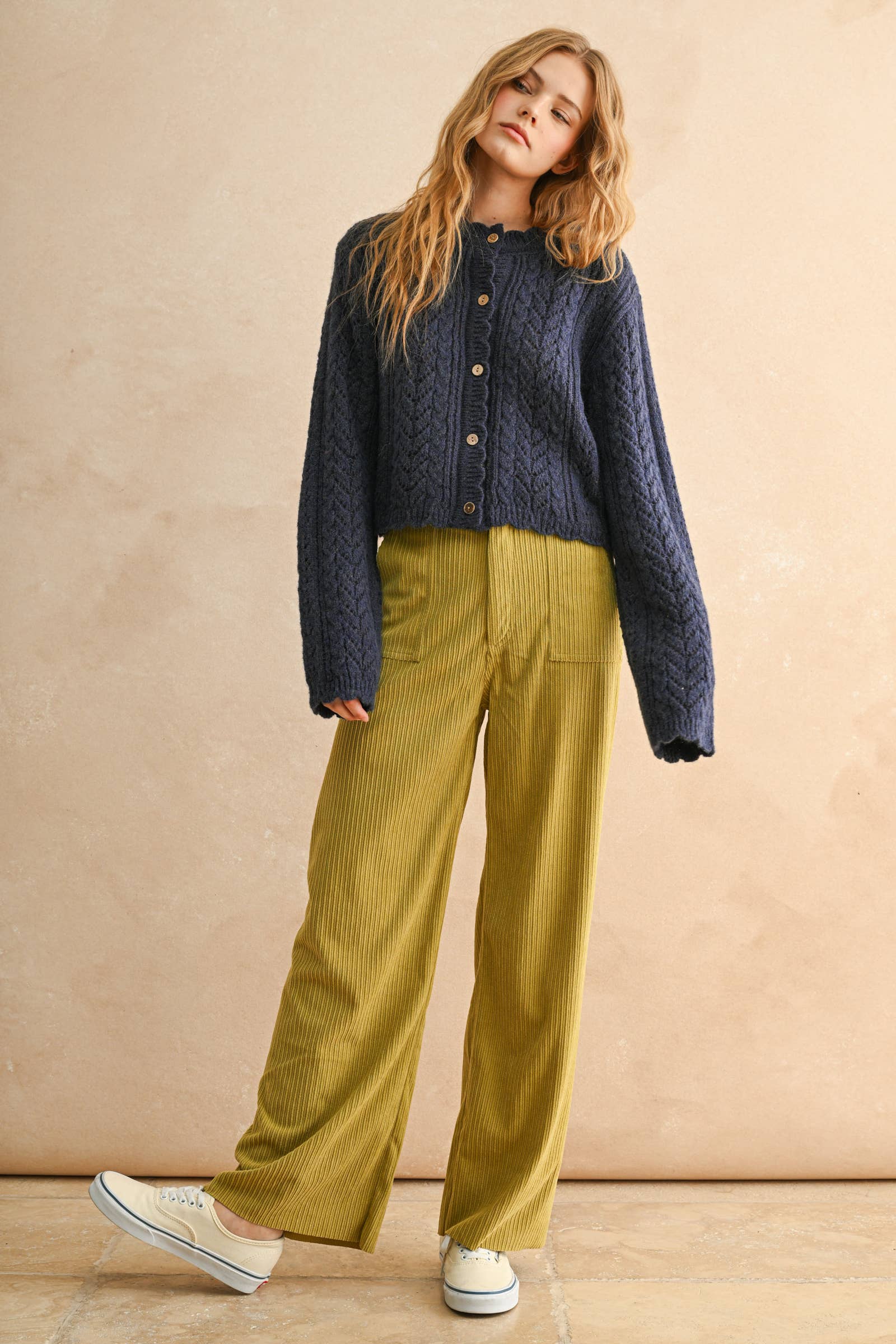 Marlowe Cable Knit Cardigan