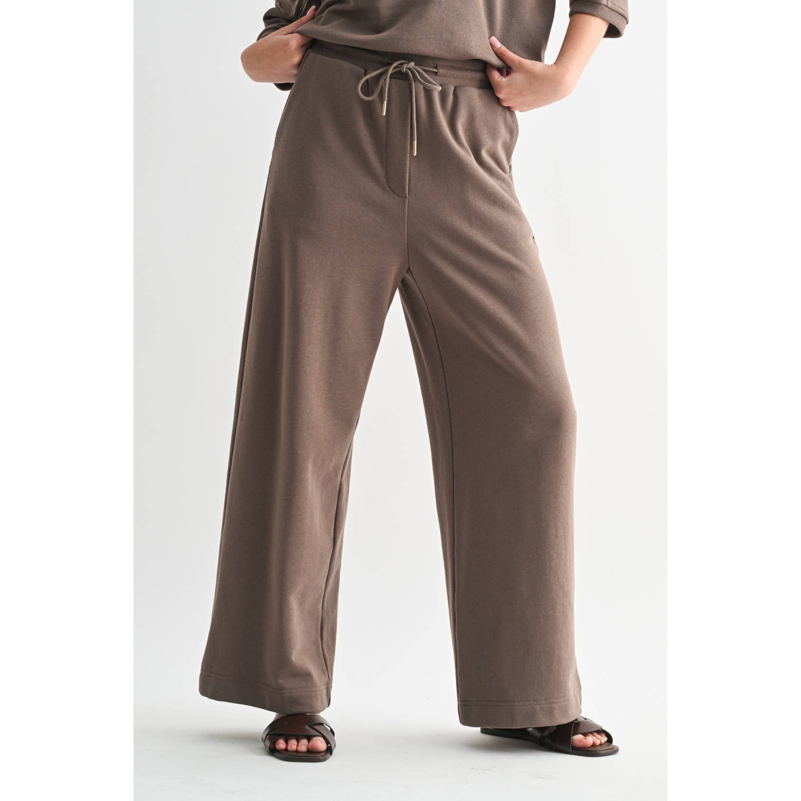 Straight Leg Pants || Truffle