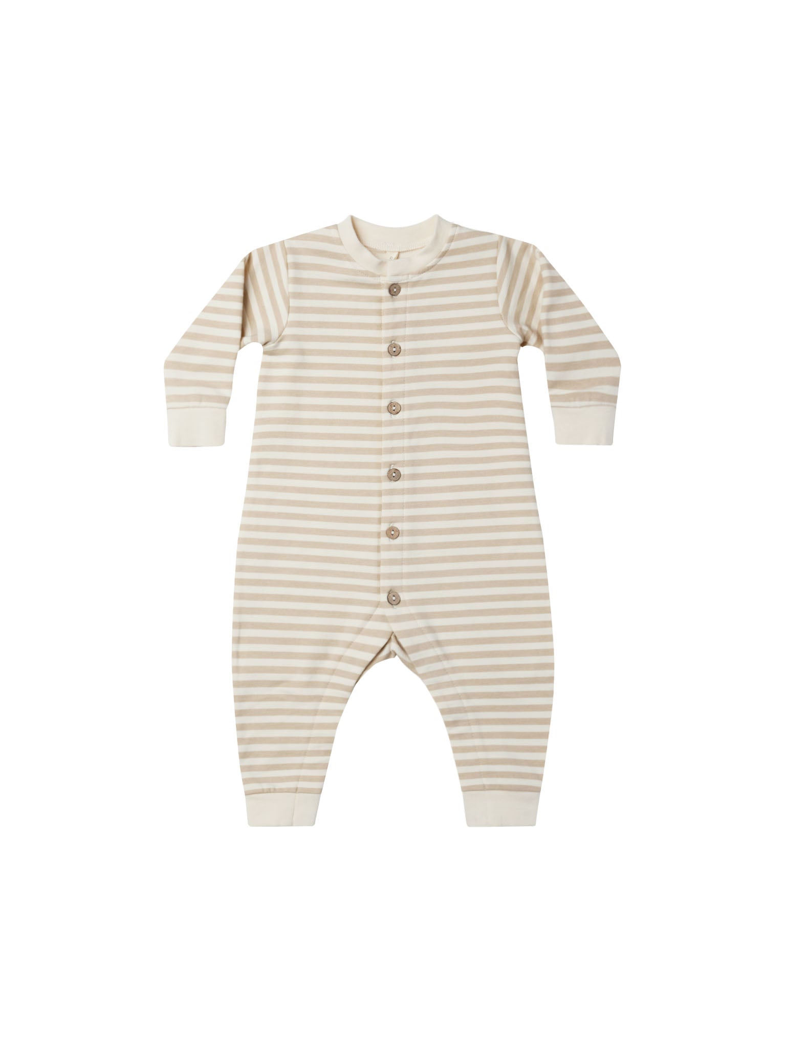 Fleece Jumpsuit | Sand Stripe - LAST ONE 2/3Y