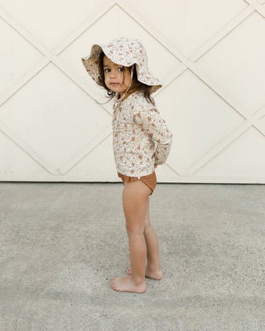 Floppy Sun Hat || Flower Field - LAST ONE 0/6M