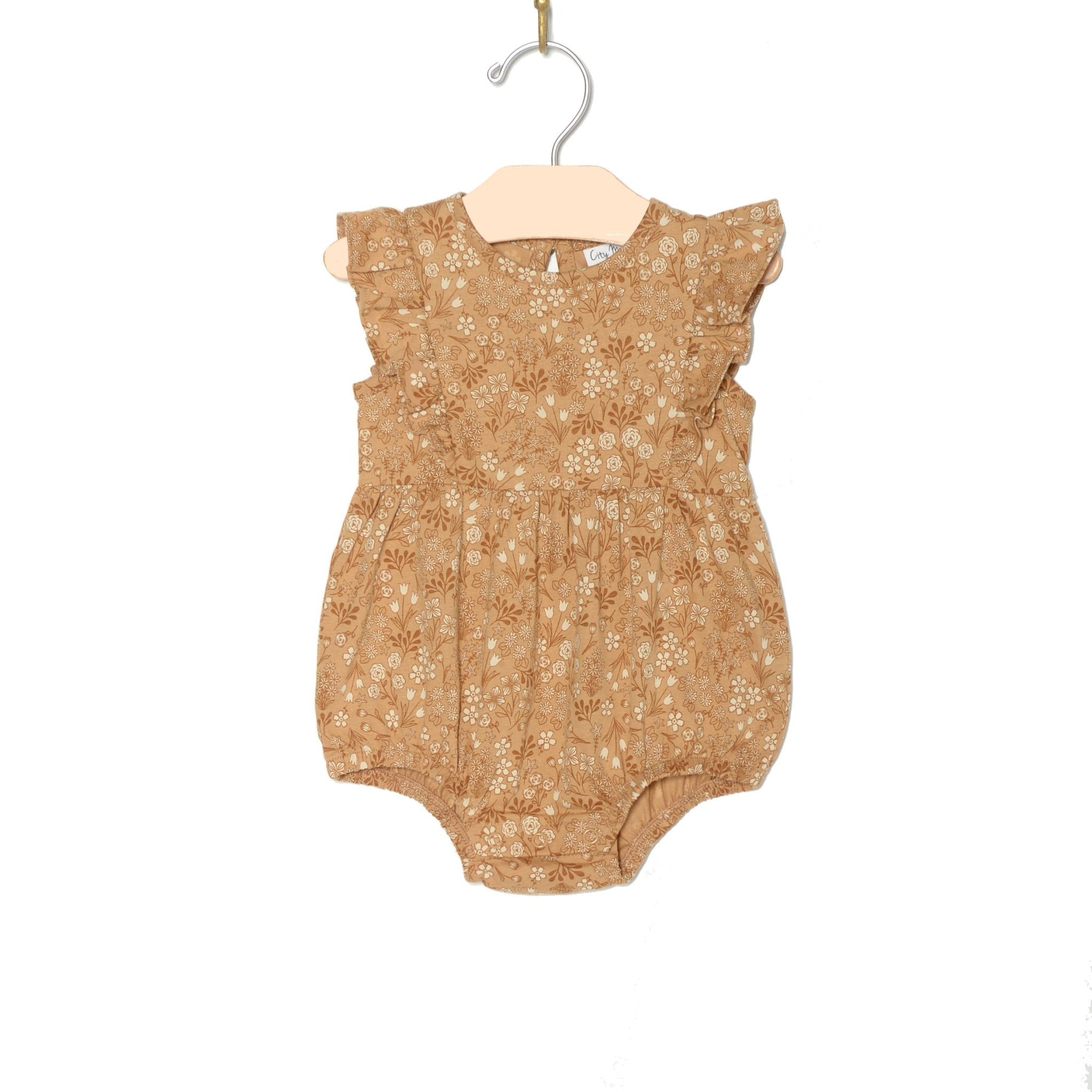 Flutter Front Romper || Tulips