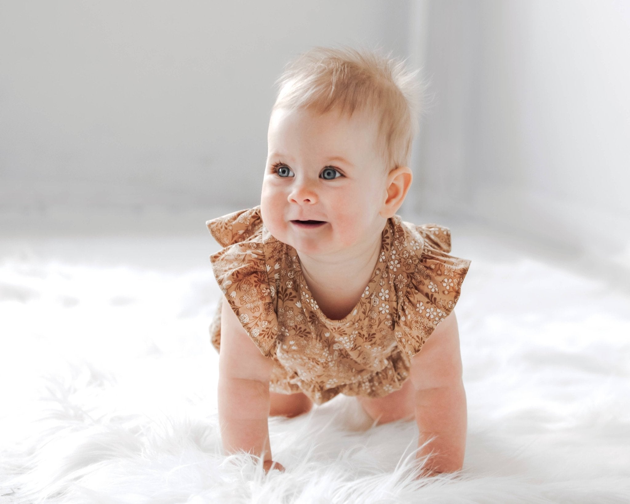 Flutter Front Romper || Tulips