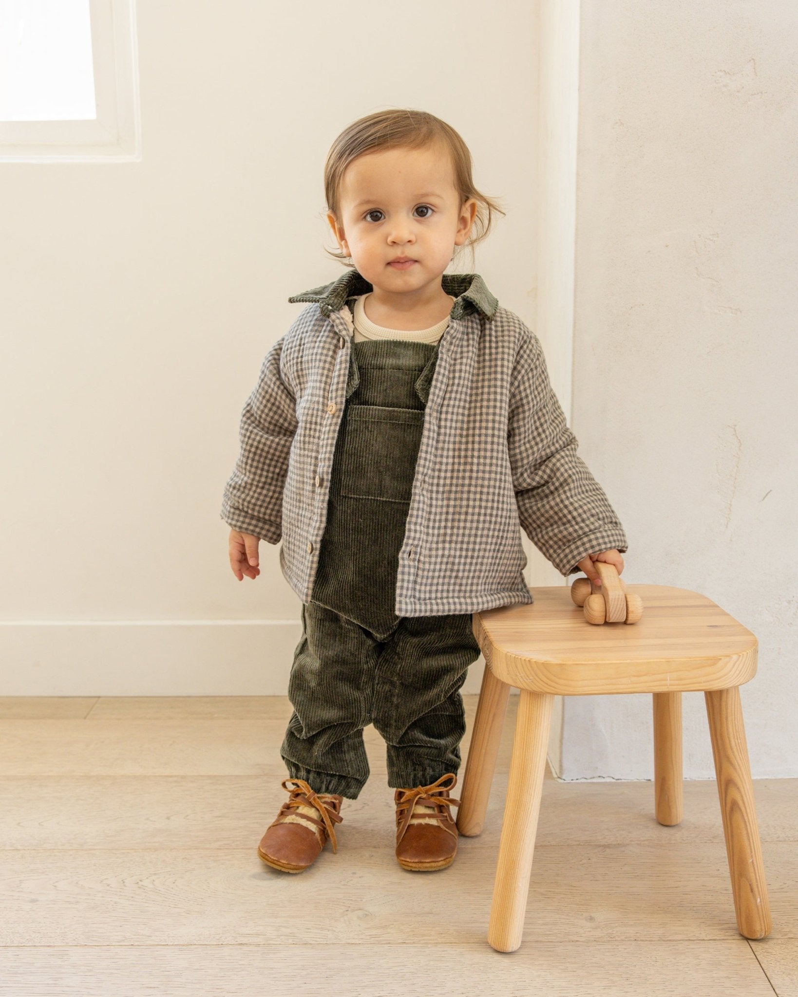 Ford Jacket | Forest Micro Plaid - LAST 0/3M & 18/24M