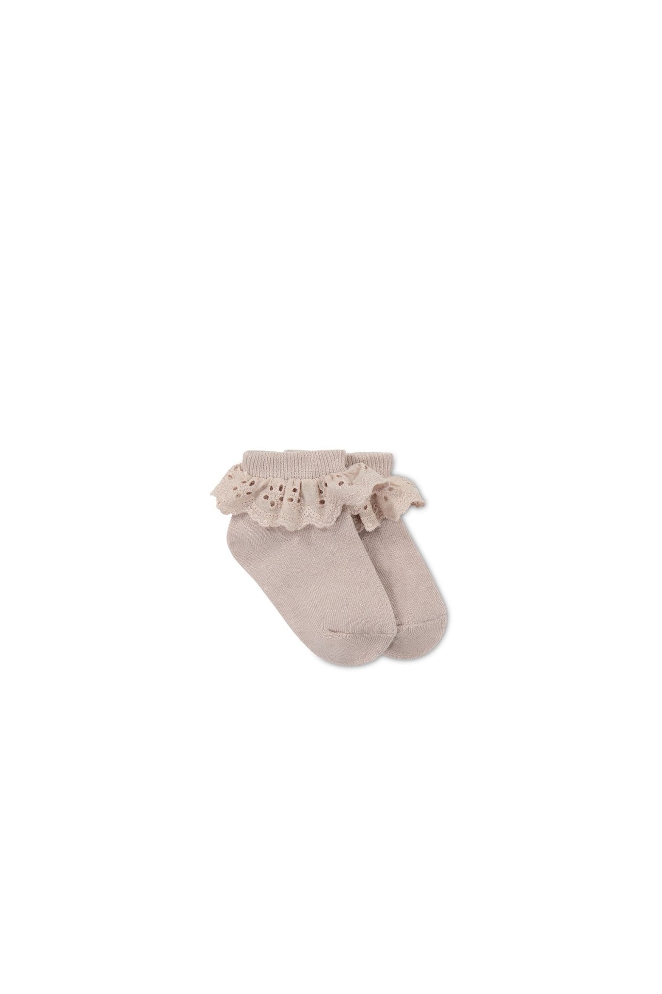 Frill Ankle Sock || Rosebud