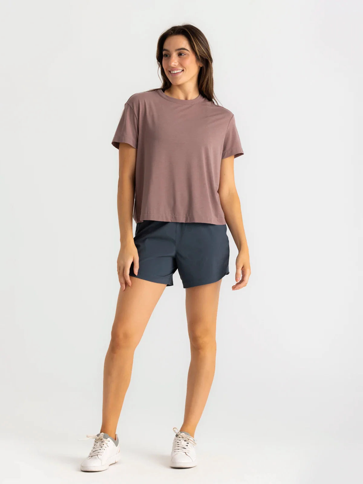 Women's Bamboo-Lined Active Breeze Short - 5" || Blue Dusk