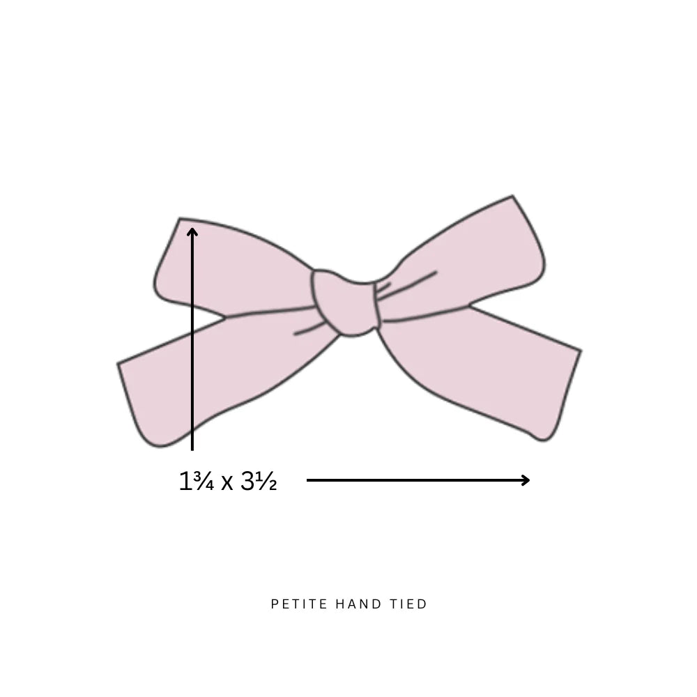 Vintage Rose || Petite Hand-Tied Bow