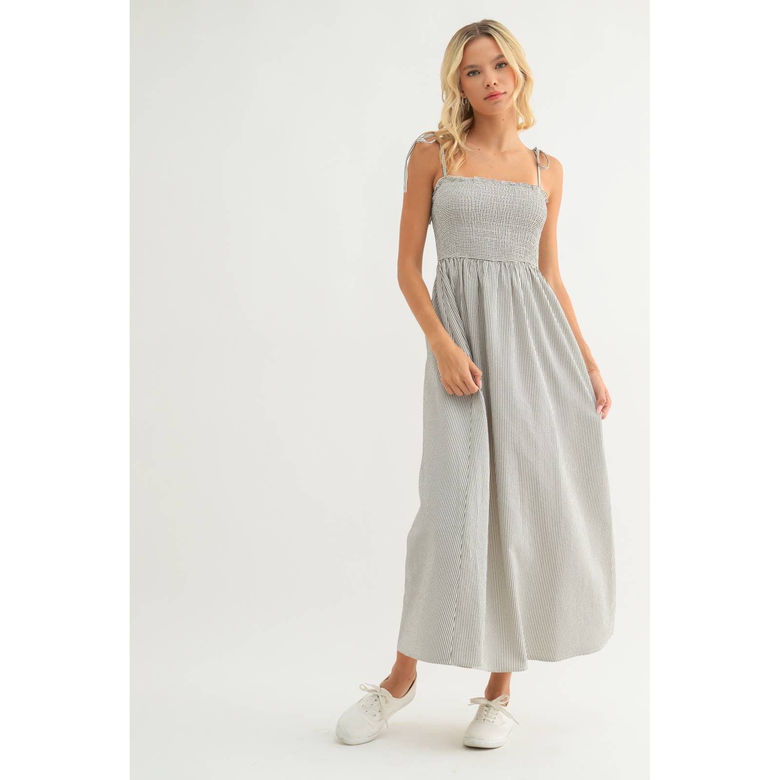 Harper Strips Maxi Dress