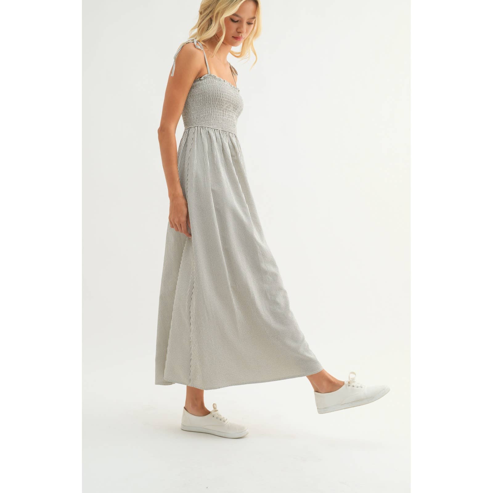 Harper Strips Maxi Dress