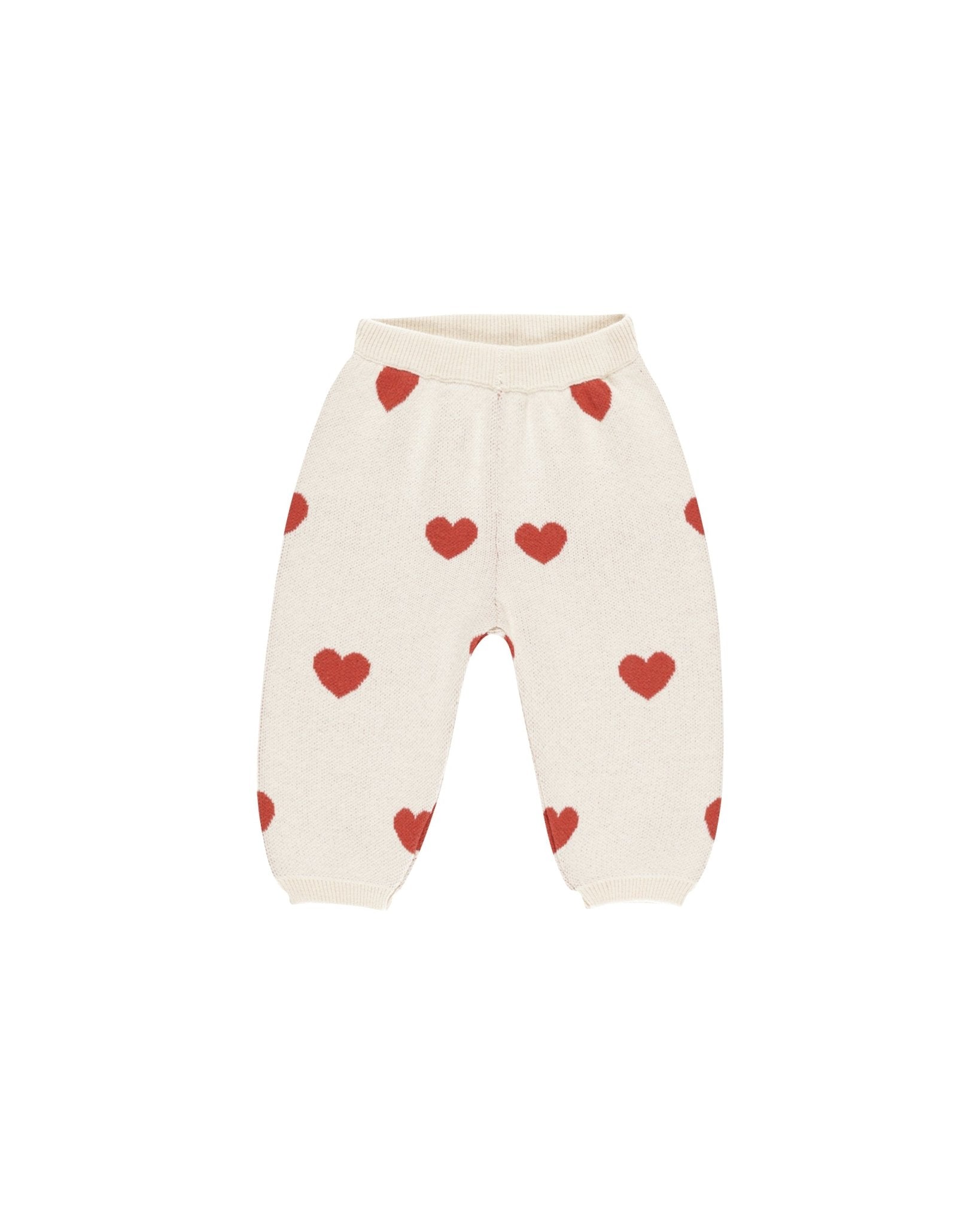 Heart Knit Pants || Natural - Khanh