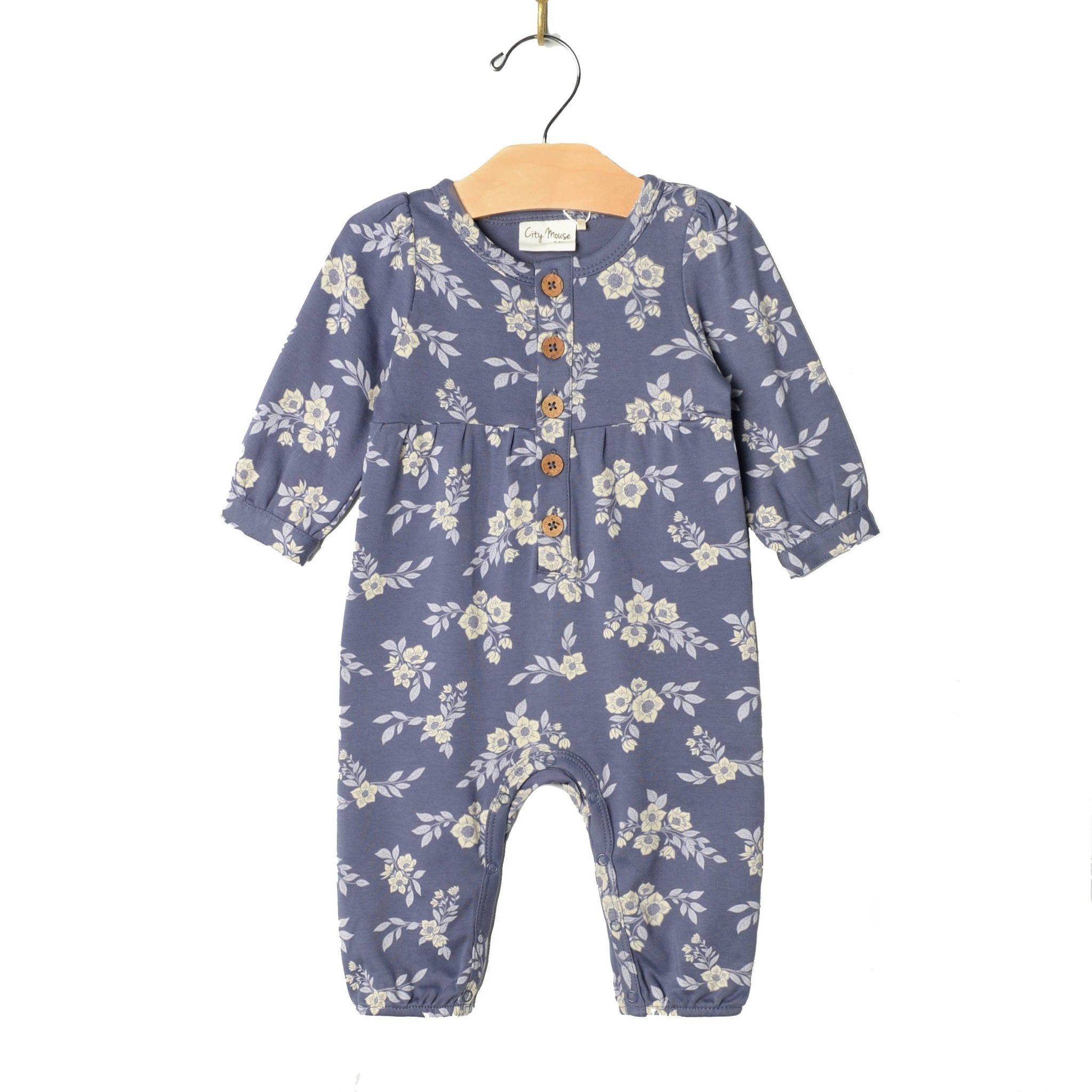 Henley Romper | Fall Hellebore