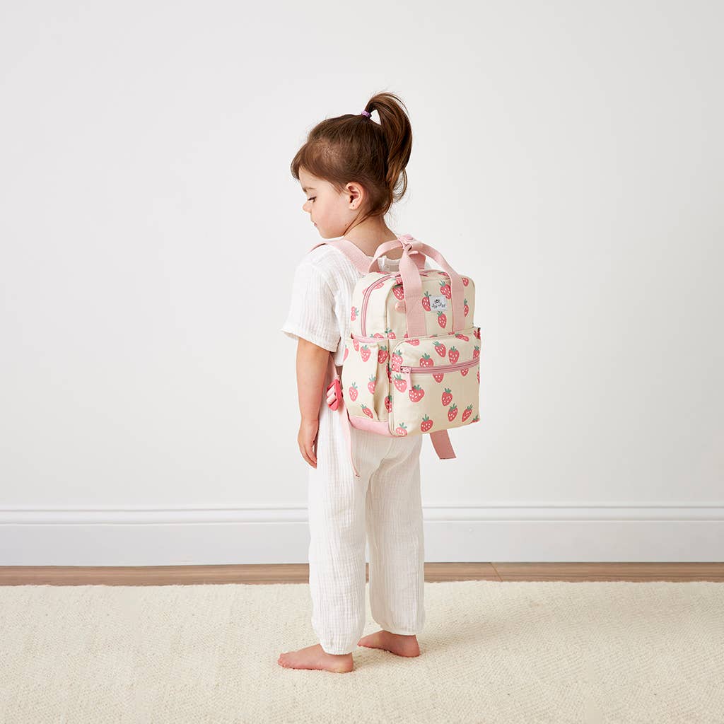 Itzy Bitzy Backpack | Strawberries & Cream