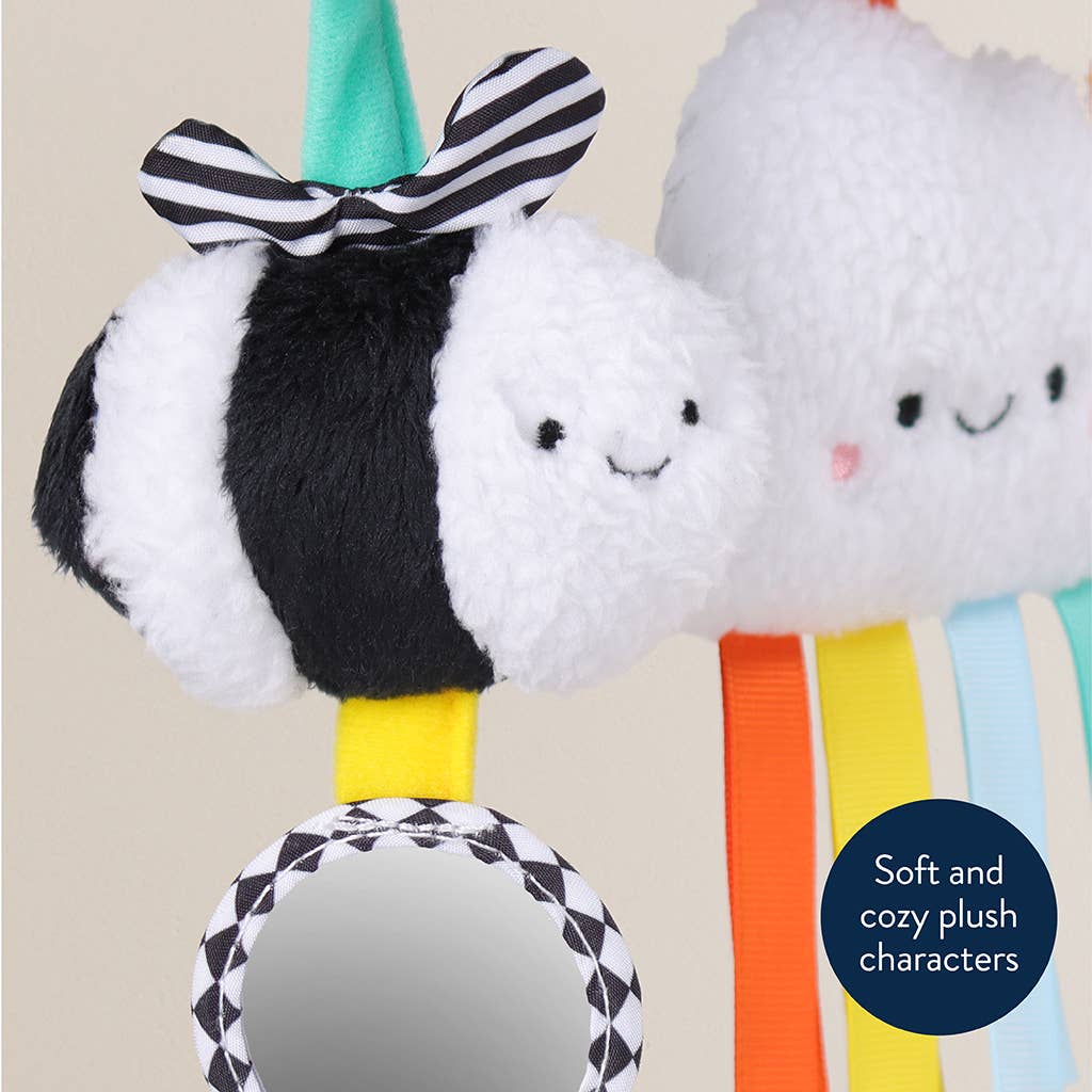 Itzy Bitzy Spiral Car Seat Activity Toy - High Contrast