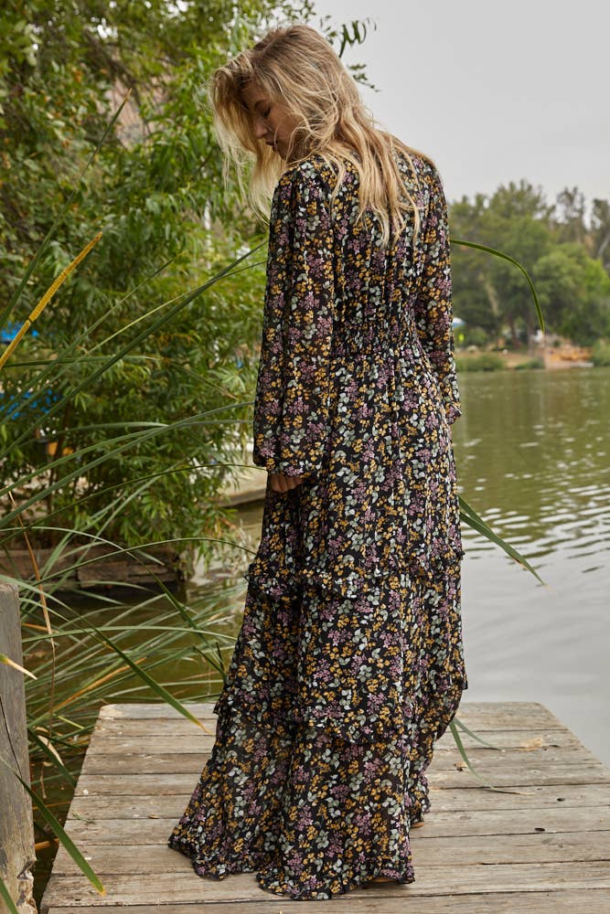 Kailey V - neck Maxi Dress