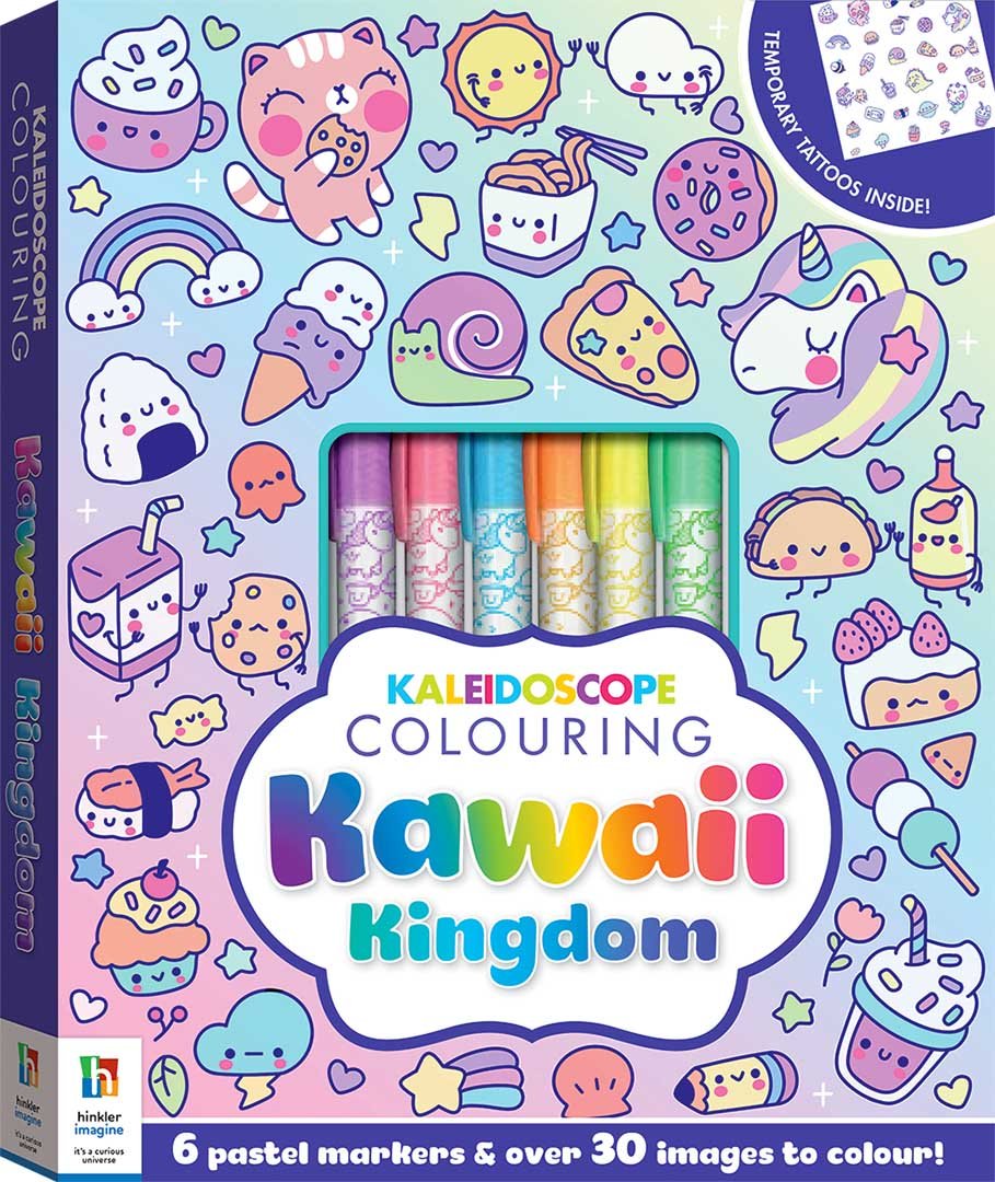 Kaleidoscope Colouring Kit: Kawaii Kingdom