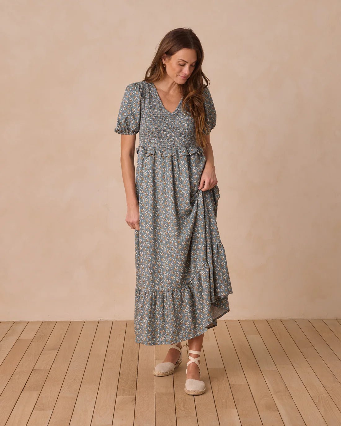 Kate Dress || Blue Floral