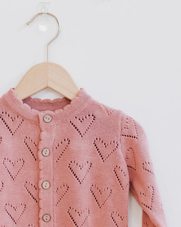 KNIT CARDIGAN || LIPSTICK