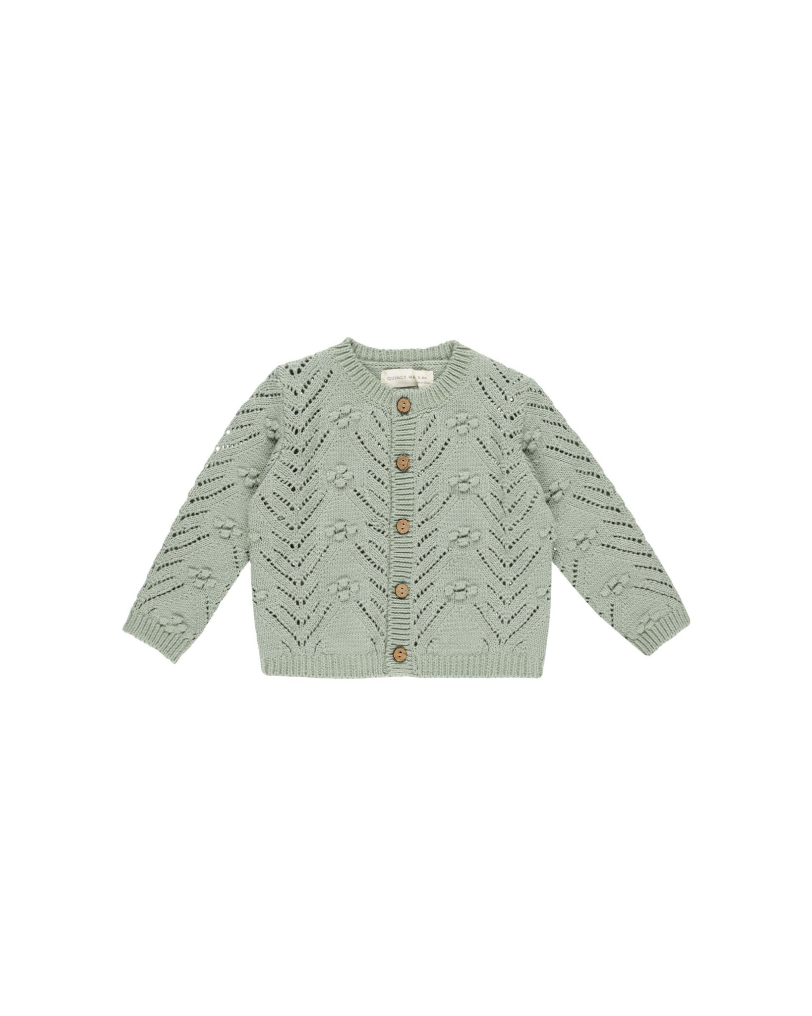 Knit Cardigan || Sage