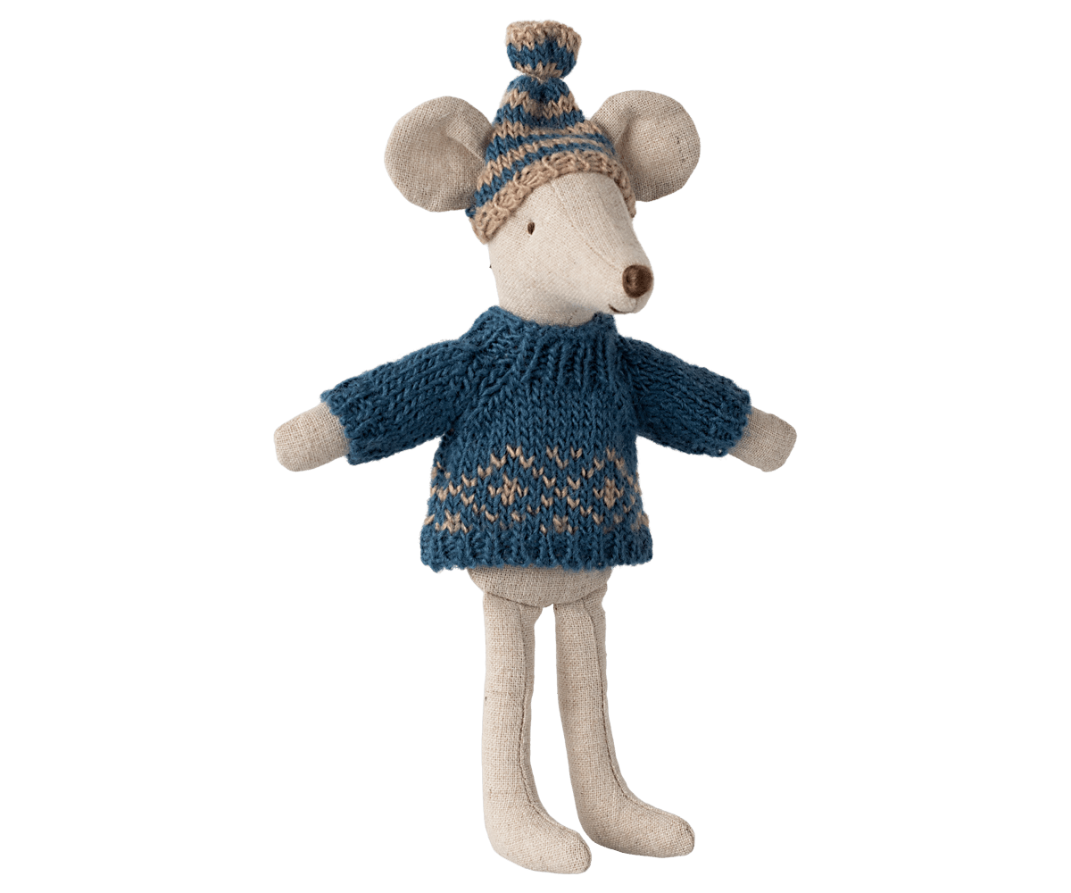 Knitted sweater and hat, Dad mouse (2024)