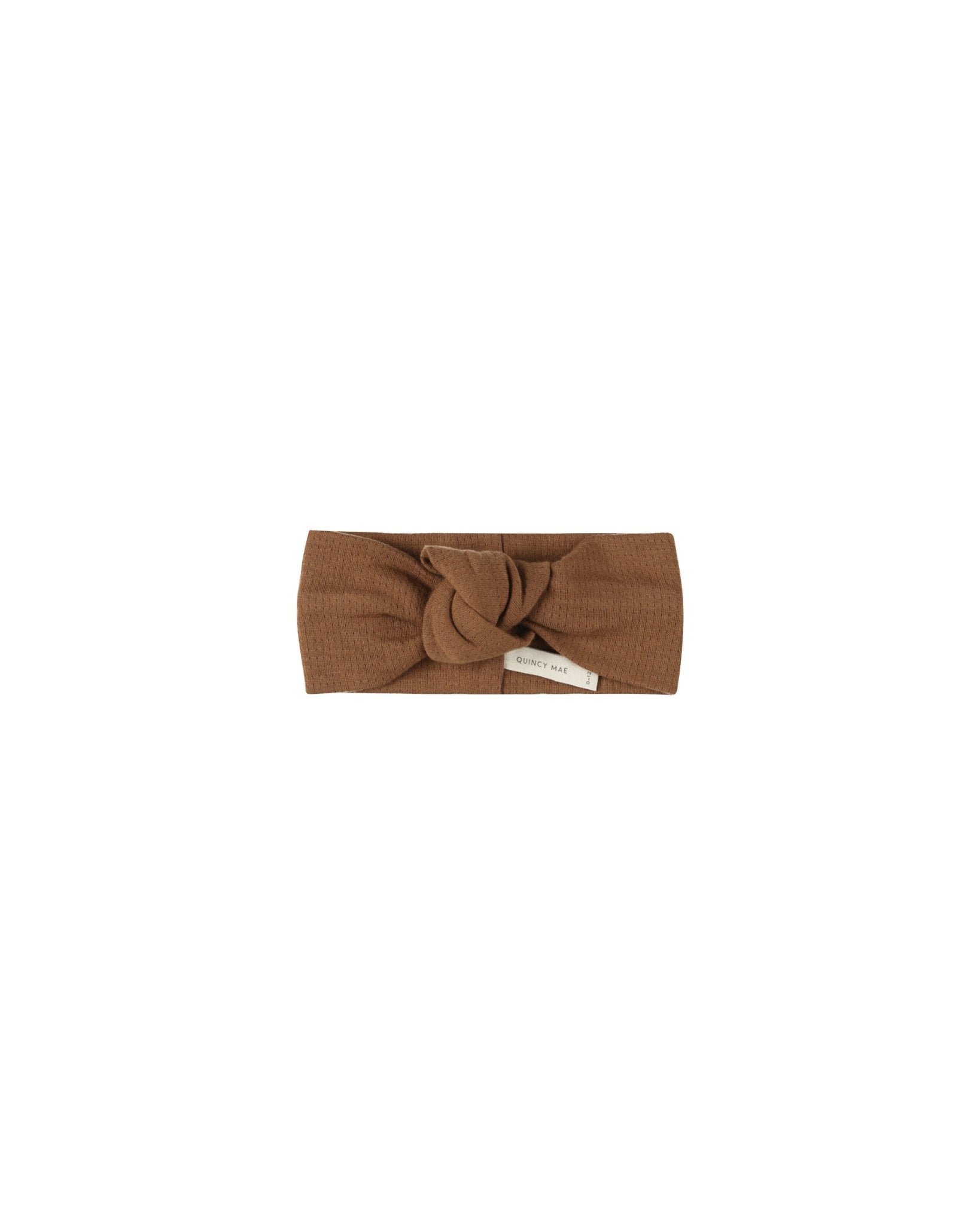 Knotted Headband || Cinnamon - LAST ONE 12/24M