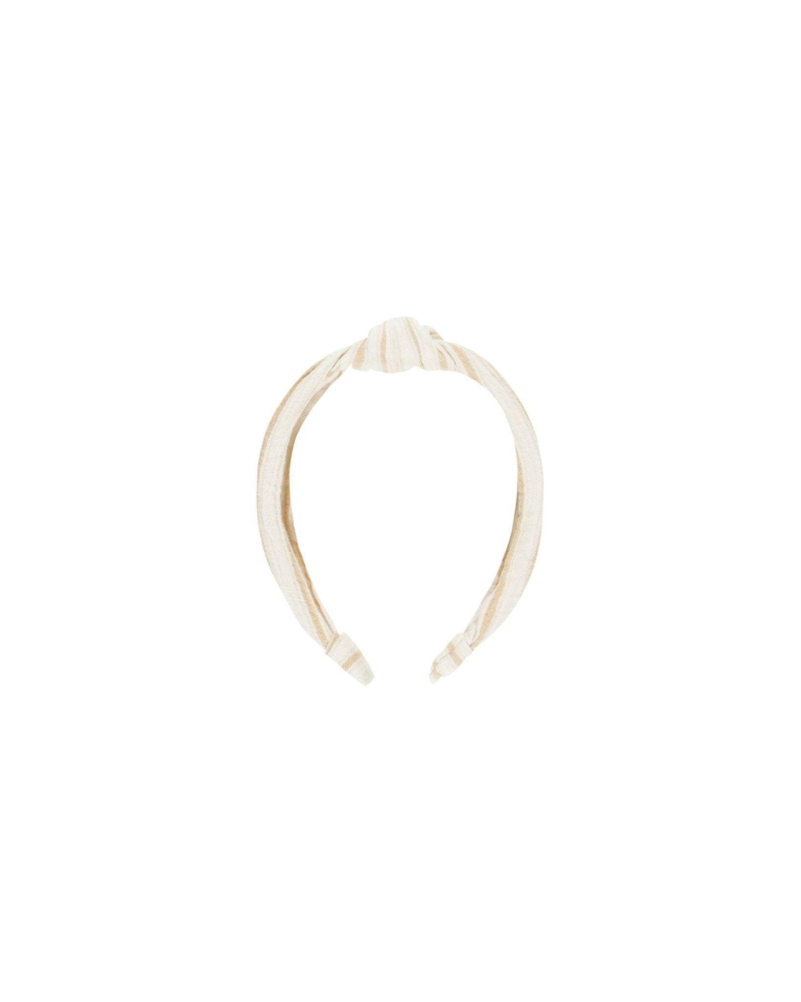 Knotted Headband || Marigold Stripe