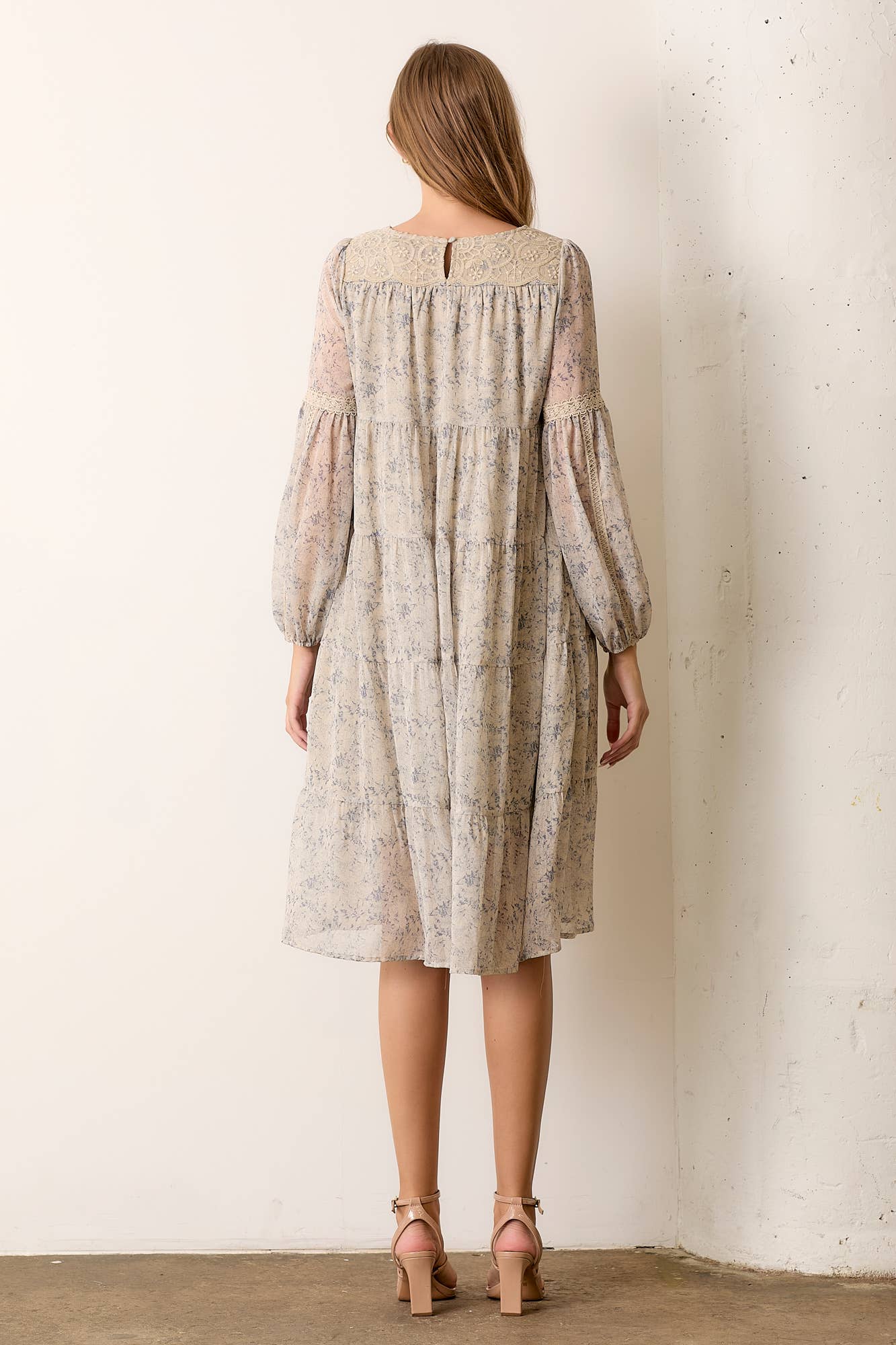 KRISTEN FLORAL MIDI DRESS