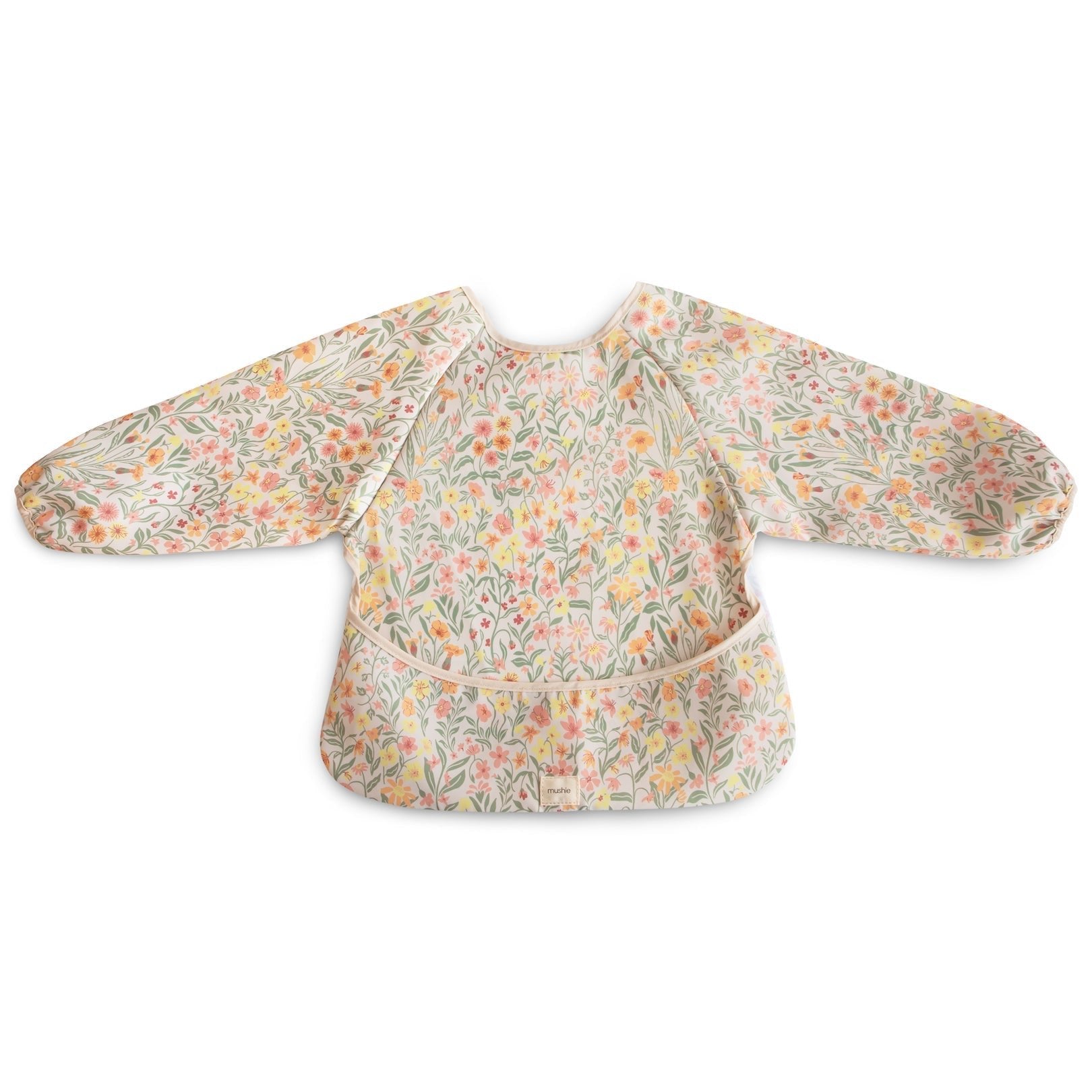 Long Sleeve Bib || Pastel Blooms