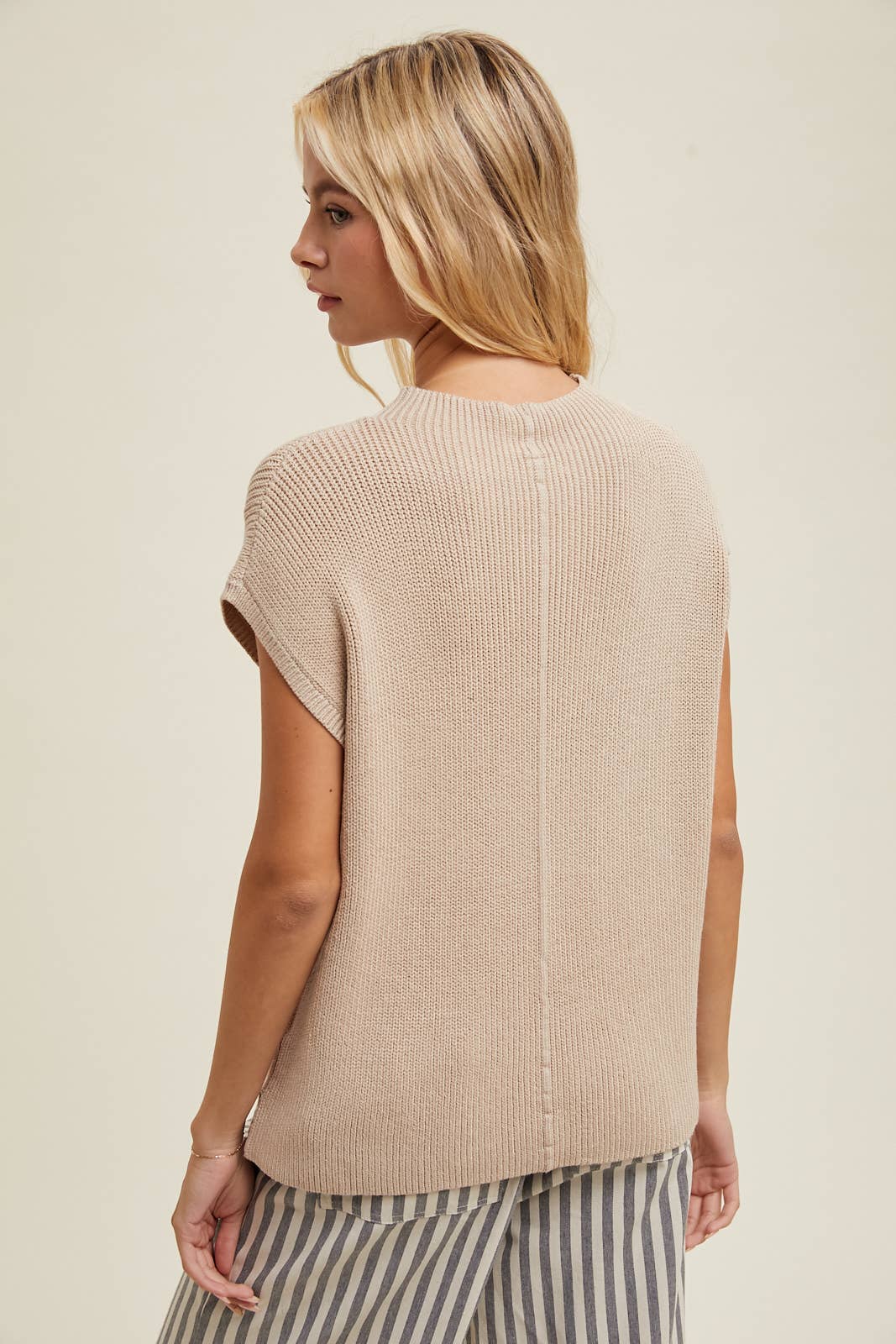 Luna Sweater || Champagne - LAST ONE M