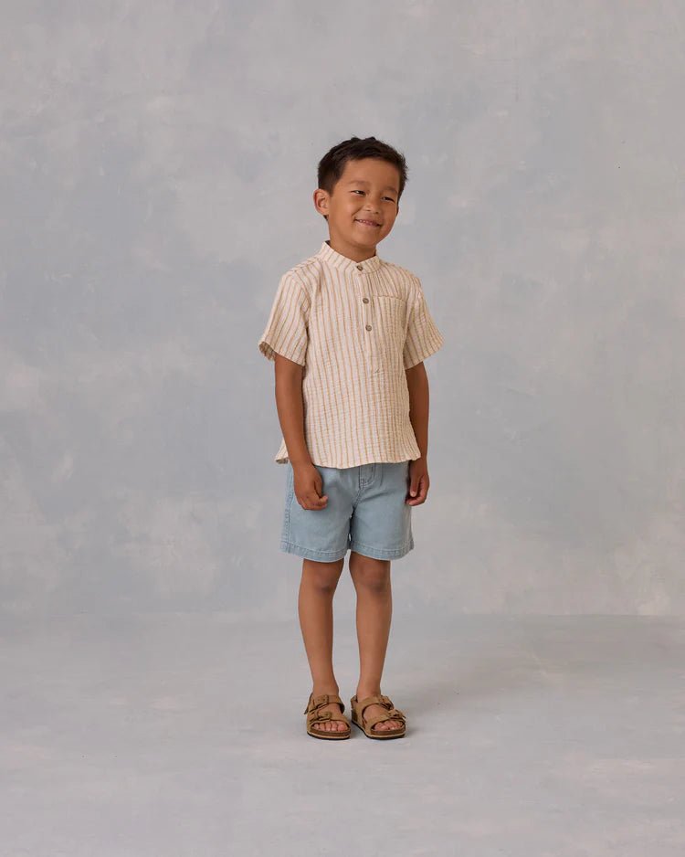 Mason Shirt || Marigold Stripe