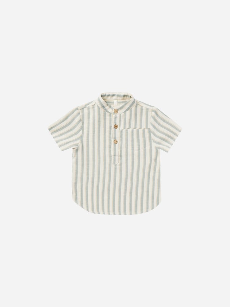 Mason Shirt || Ocean Stripe