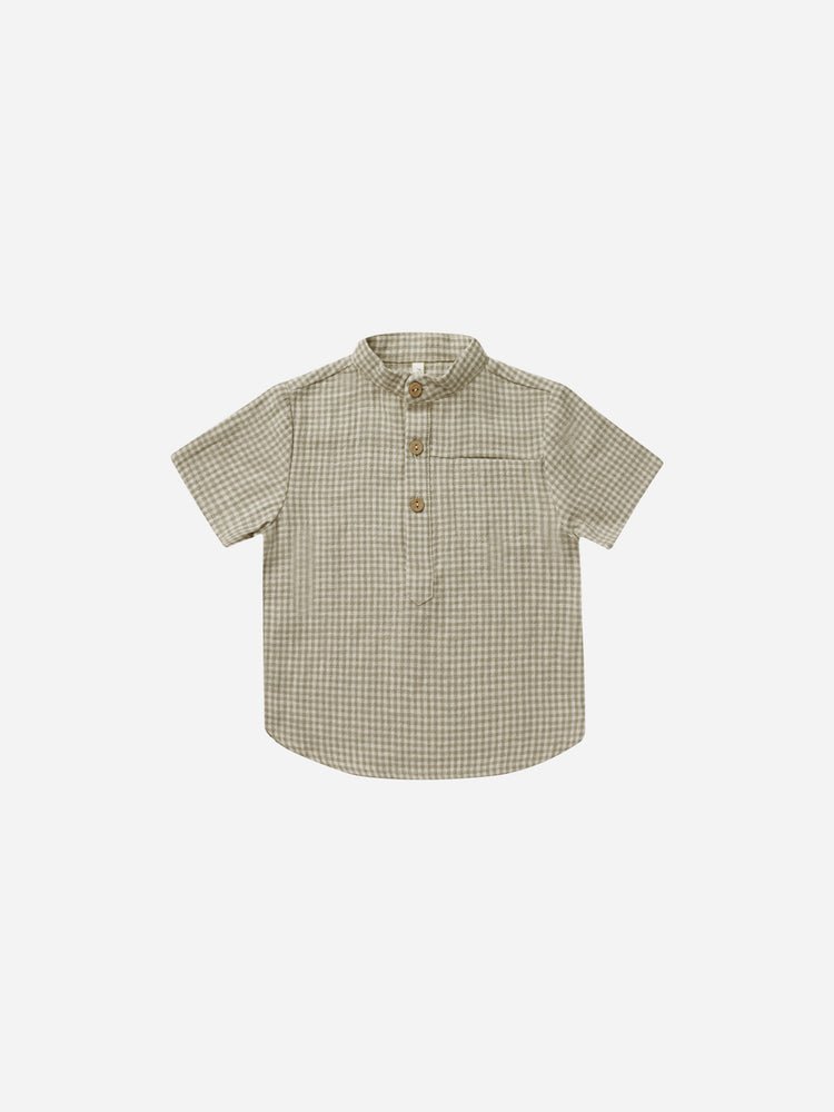 Mason Shirt || Sage Gingham
