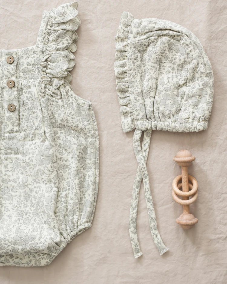 Maya Romper || Blue Blossom
