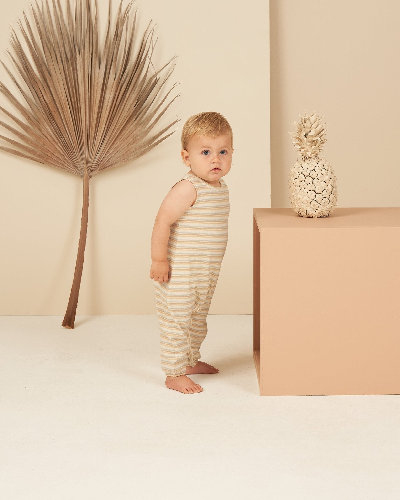 Mills Jumpsuit || Vintage Stripe - LAST 0/3M & 18/24M