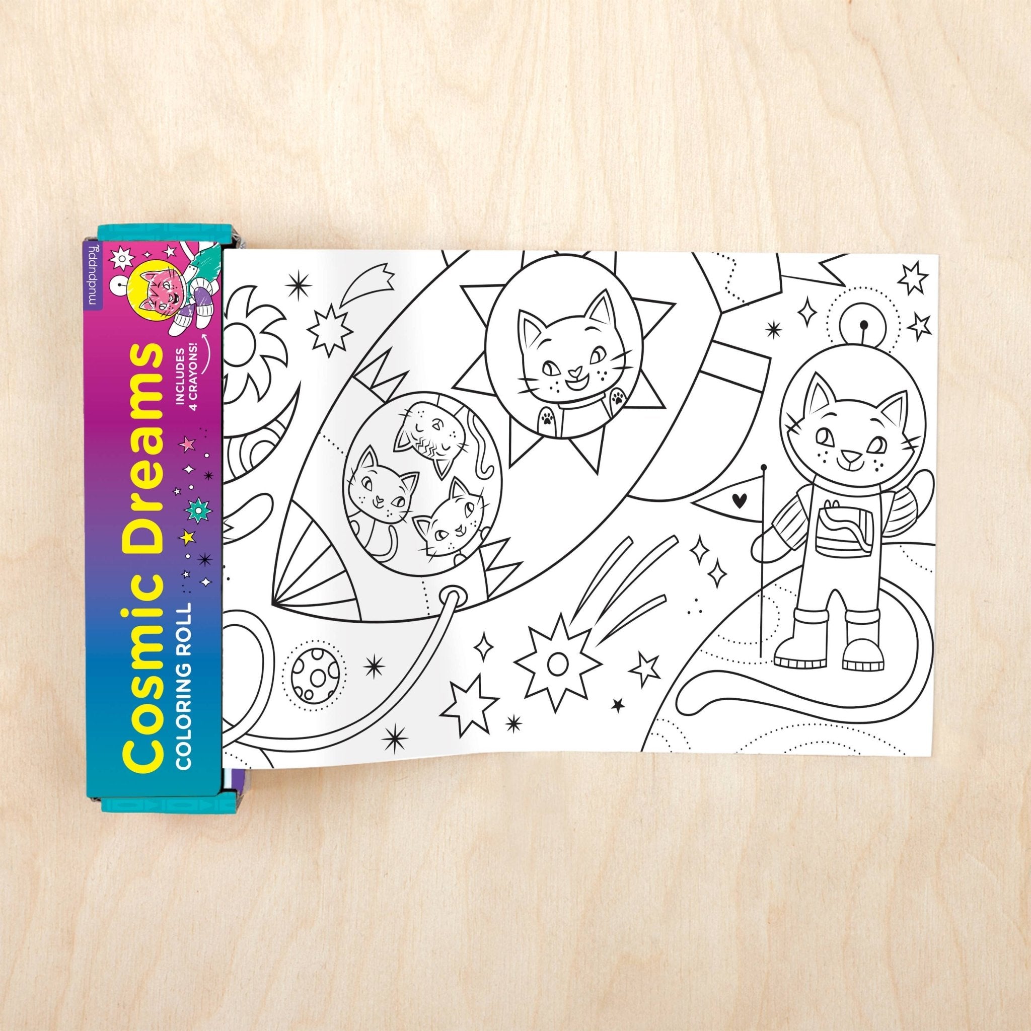 Mini Coloring Roll | Cosmic Dreams