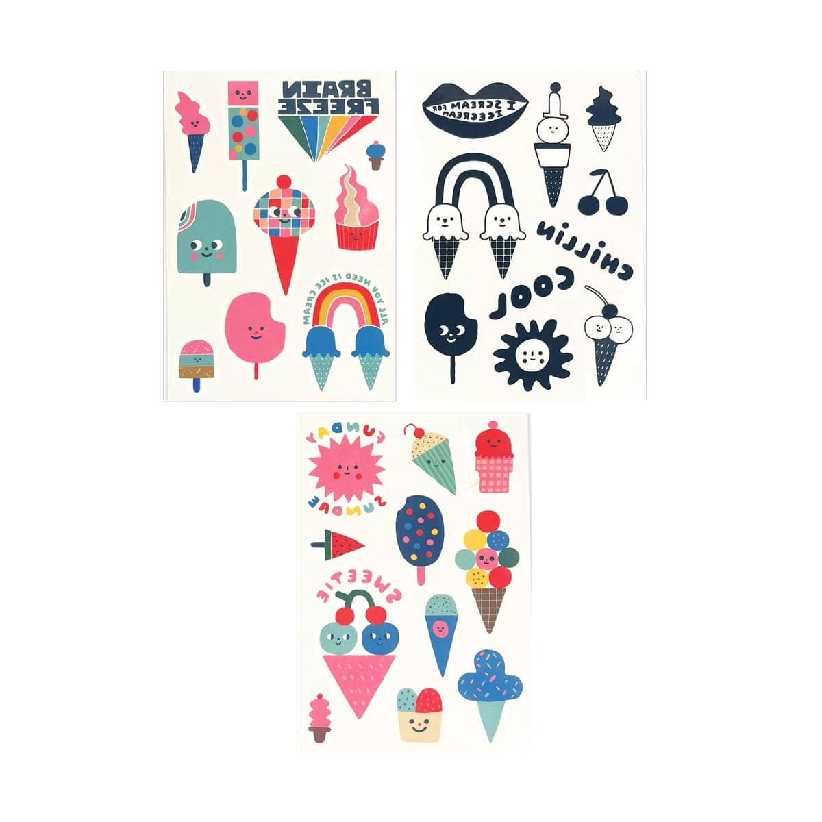 Mini Tattoo Palooza Temporary Tats X Suzy | Ice Cream Party