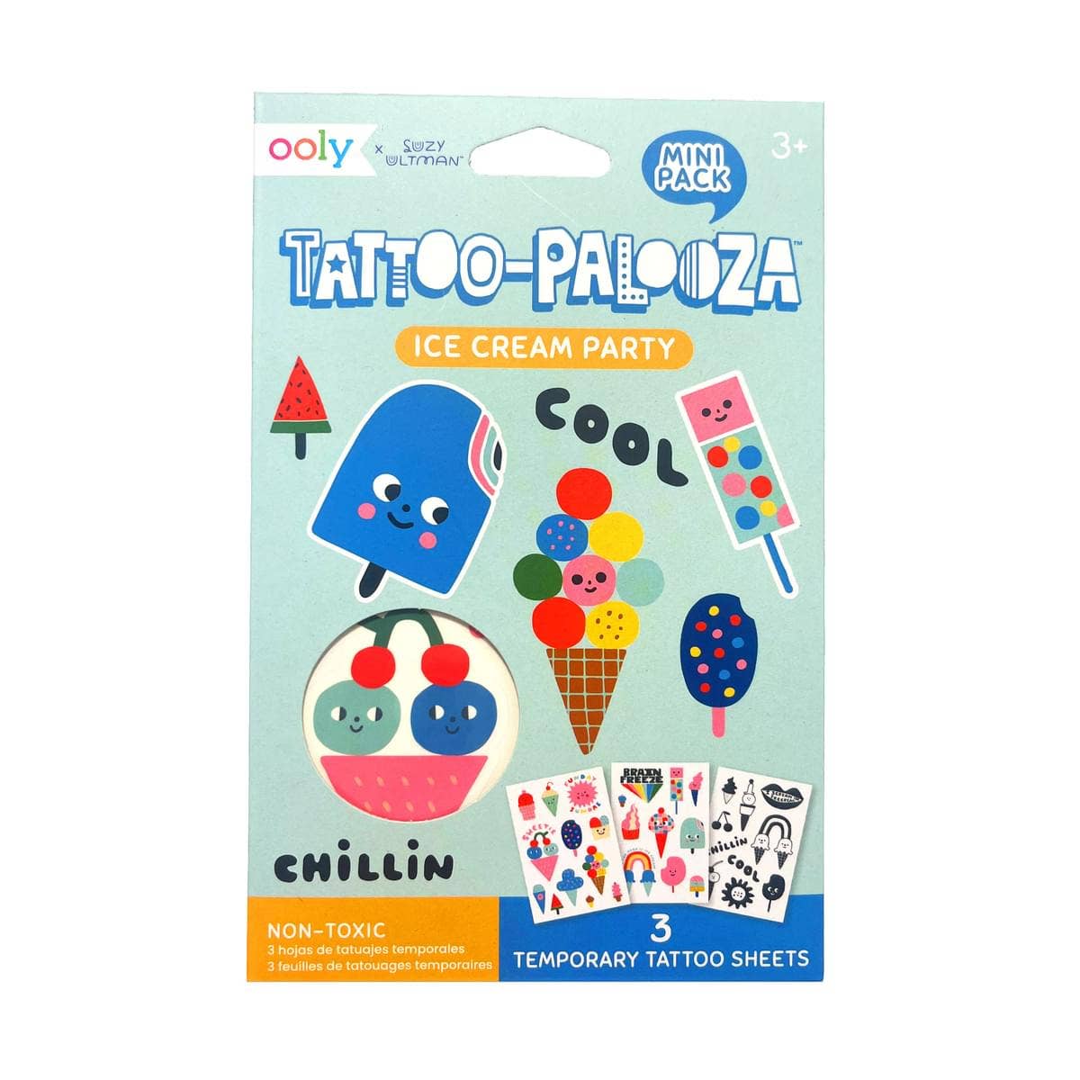 Mini Tattoo Palooza Temporary Tats X Suzy | Ice Cream Party