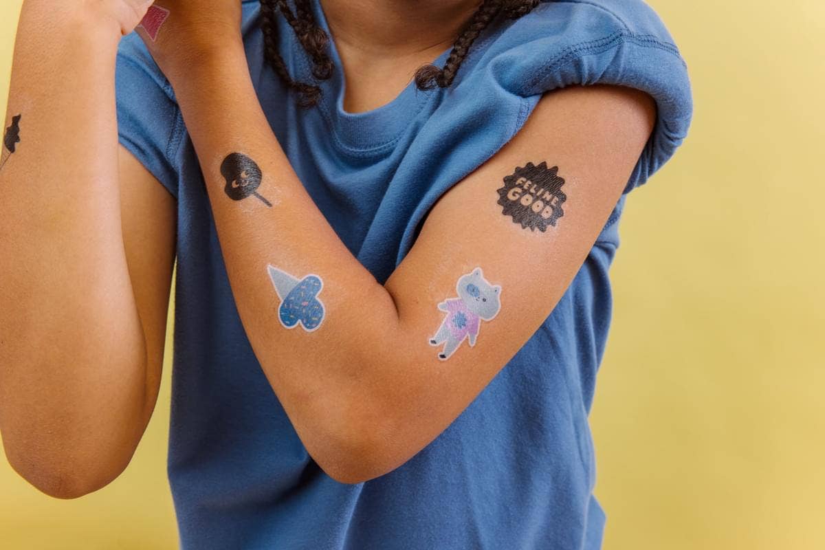 Mini Tattoo Palooza Temporary Tattoos X Suzy | Pawsitive Cat