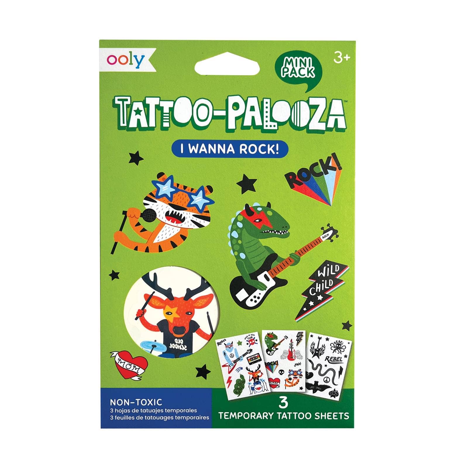 Mini Temporary Tattoos | I Wanna Rock